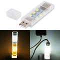 12 LEDs Double Sided Stackable USB Light White Light