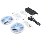 20m 600 LEDs SMD 5050 IP44 Waterproof RGB Light Strip with 24-keys Bluetooth + Music Remote Control, EU Plug, 20m 600 LEDs IP44 – Waterproof, Bluetooth