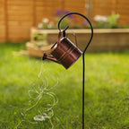 Cascading Solar Watering Can Lights 82cm LED Garden Ornament