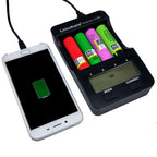 LiitoKala lii-500 Lithium Battery Charger for Li-ion IMR 18650, 26650, 16340, 14500, 10440, 18500, EU Plug