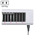 100-240V 8 Slot Battery Charger for AA & AAA Battery, US Plug Default Title