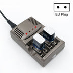 AC 100-240V 4 Slot Battery Charger for AA & AAA & 9V Ni-MH Battery, EU Plug Default Title