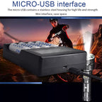 Micro USB 4 Slot Battery Charger for 3.7V Lithium-ion Battery, with LCD Display