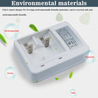 AC 220V 2 Slot Battery Charger for AA & AAA & C / D Size Battery, CN Plug