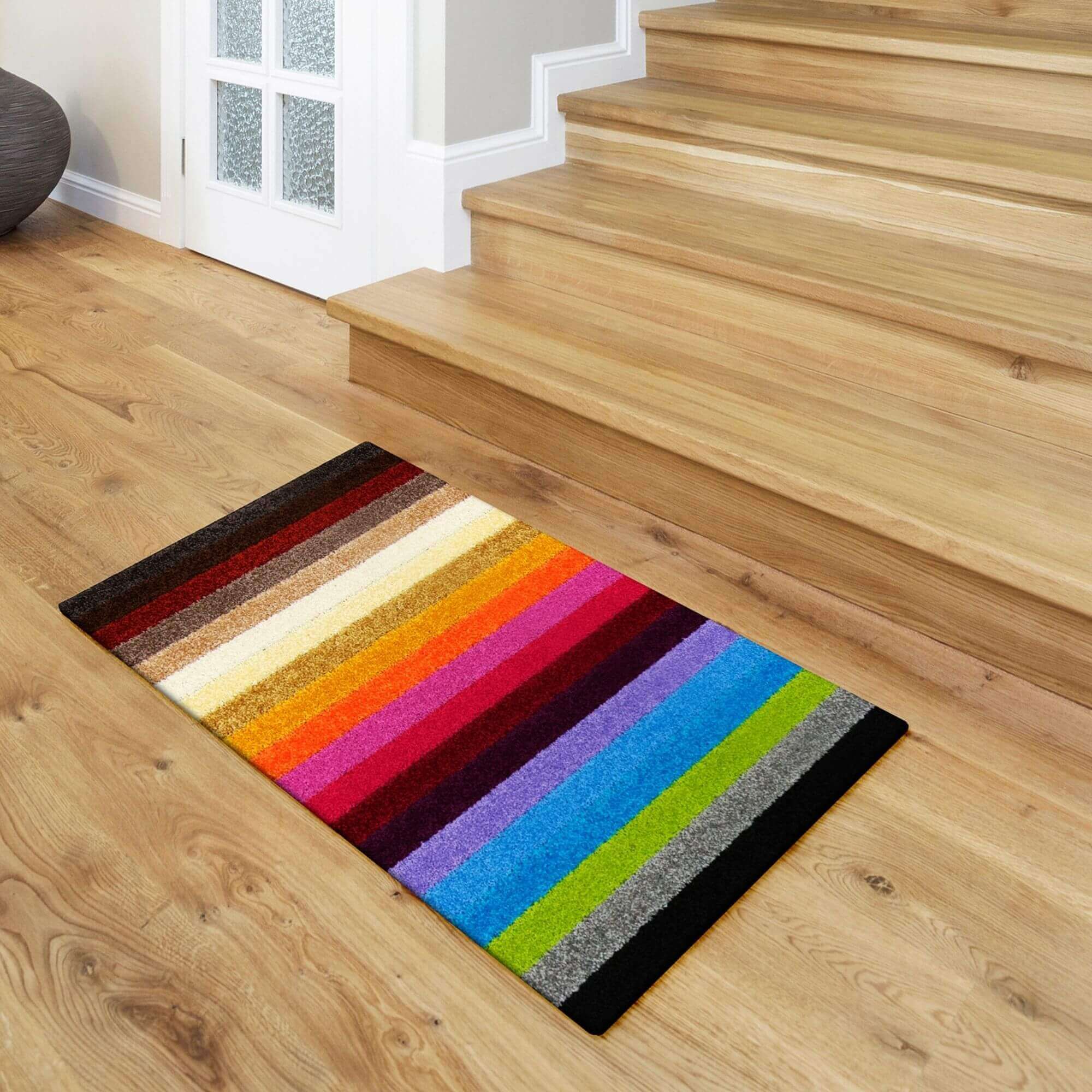 Alya Striped Multicolour Rugs