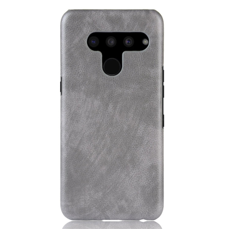 Shockproof Litchi Texture PC + PU Protective Case for LG V50 ThinQ 5G – Shockproof, Leather, For LG V50 ThinQ 5G