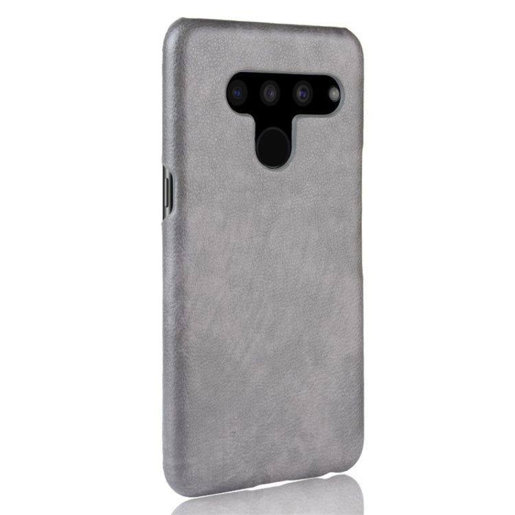 Shockproof Litchi Texture PC + PU Protective Case for LG V50 ThinQ 5G – Shockproof, Leather, For LG V50 ThinQ 5G