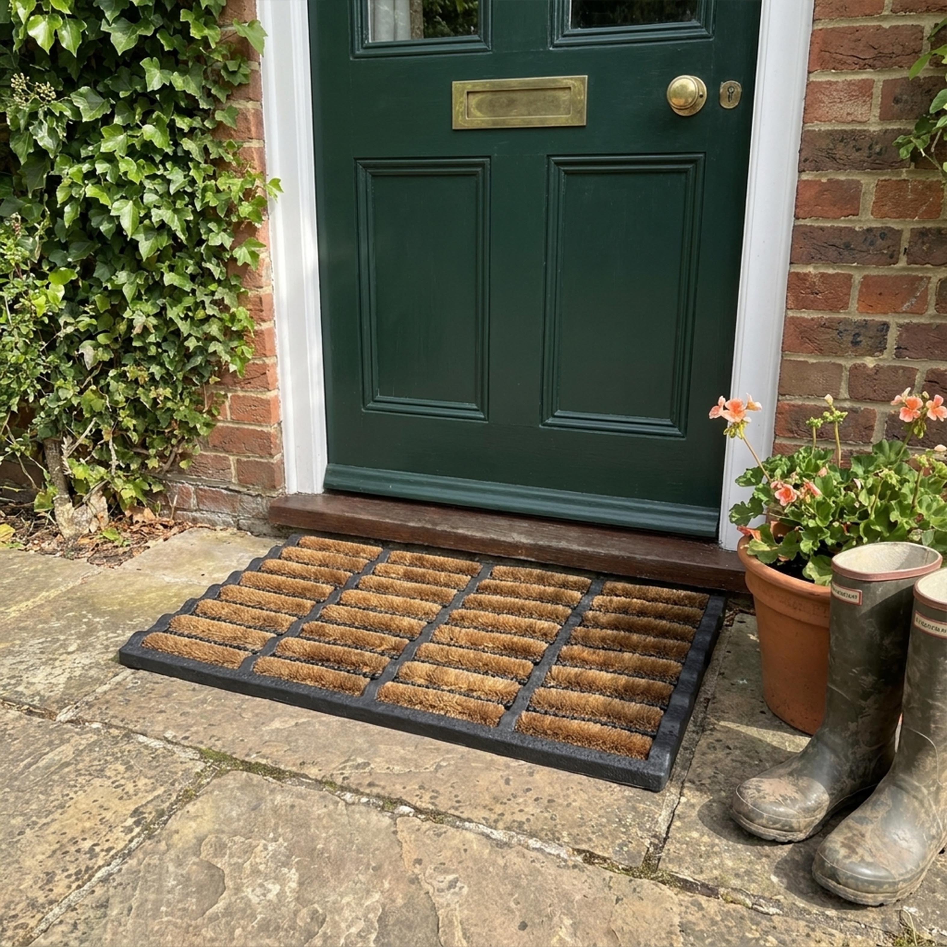 Rubber and Coir Scraper Doormat