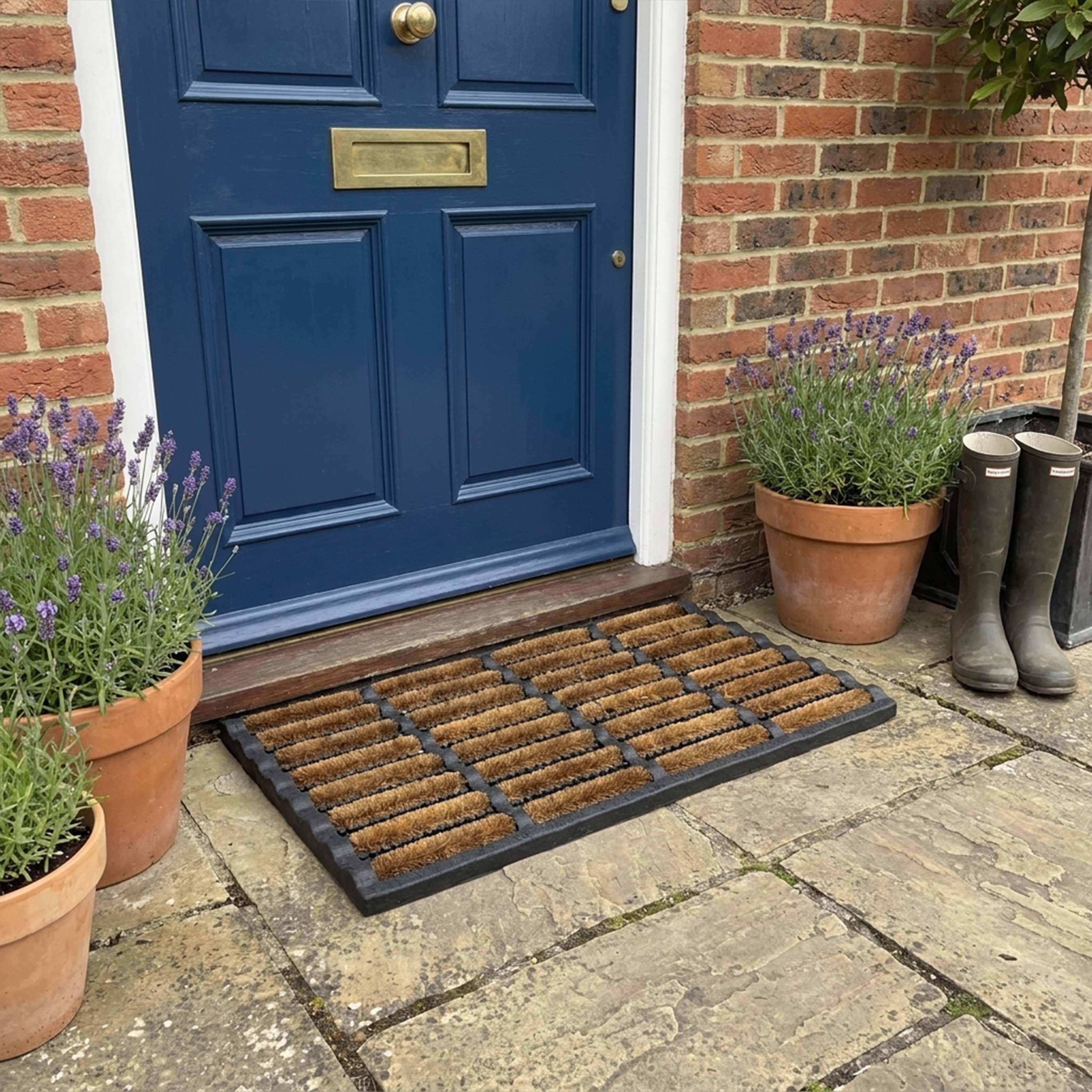 Rubber and Coir Scraper Doormat