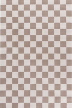 Loft Checkerboard Beige Rug
