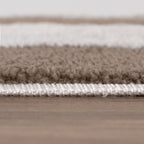 Loft Checkerboard Brown Rug