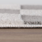 Loft Checkerboard Grey Rug