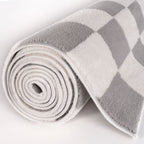 Loft Checkerboard Grey Rug