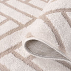 Loft Chevron Beige Rug
