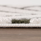 Loft Chevron Green Rug