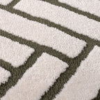 Loft Chevron Green Rug