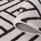 Loft Chevron Dark Grey Rug