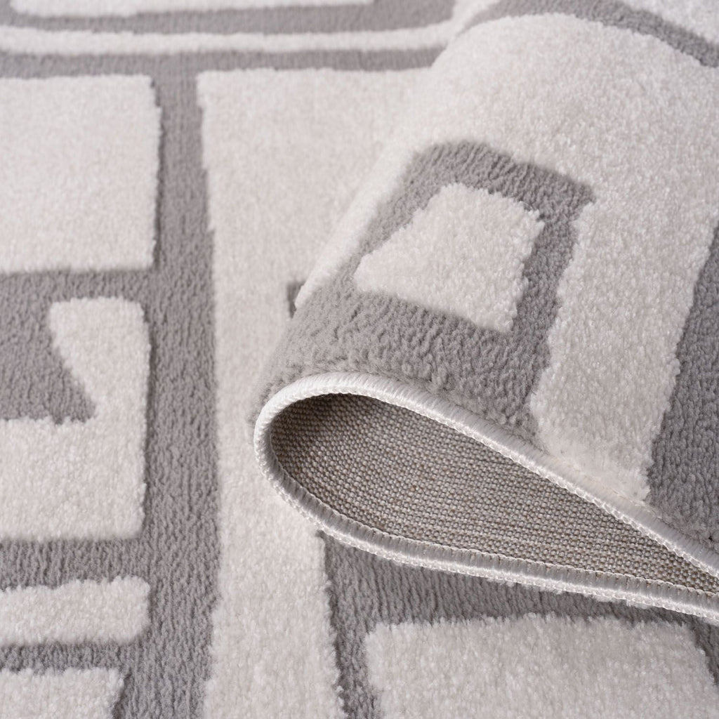 Loft Abstract Grey Rug