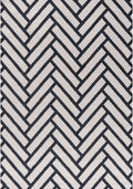 Loft Chevron Blue Rug