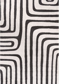 Loft Geometric Dark Grey Rug