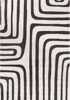 Loft Geometric Dark Grey Rug