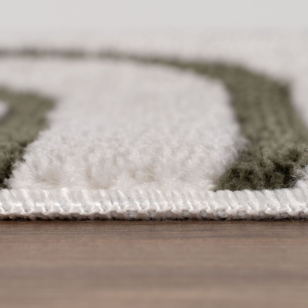 Loft Geometric Green Rug