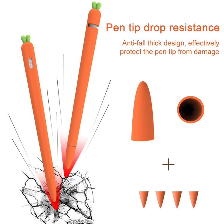 LOVE Protective Case – Silicone (Apple Pencil 1 Carrot Shape)