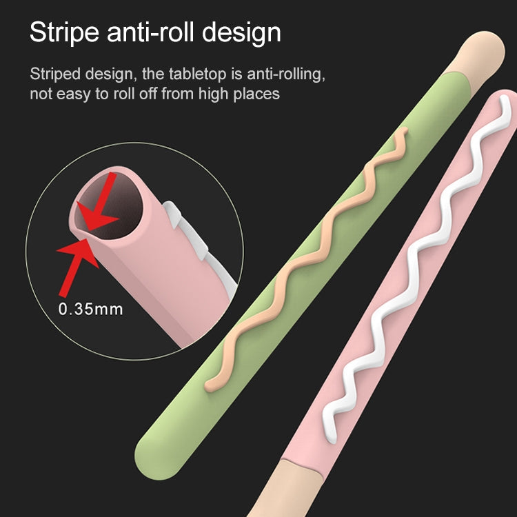 LOVE Protective Case – Silicone (Apple Pencil 2 Stripe Design)