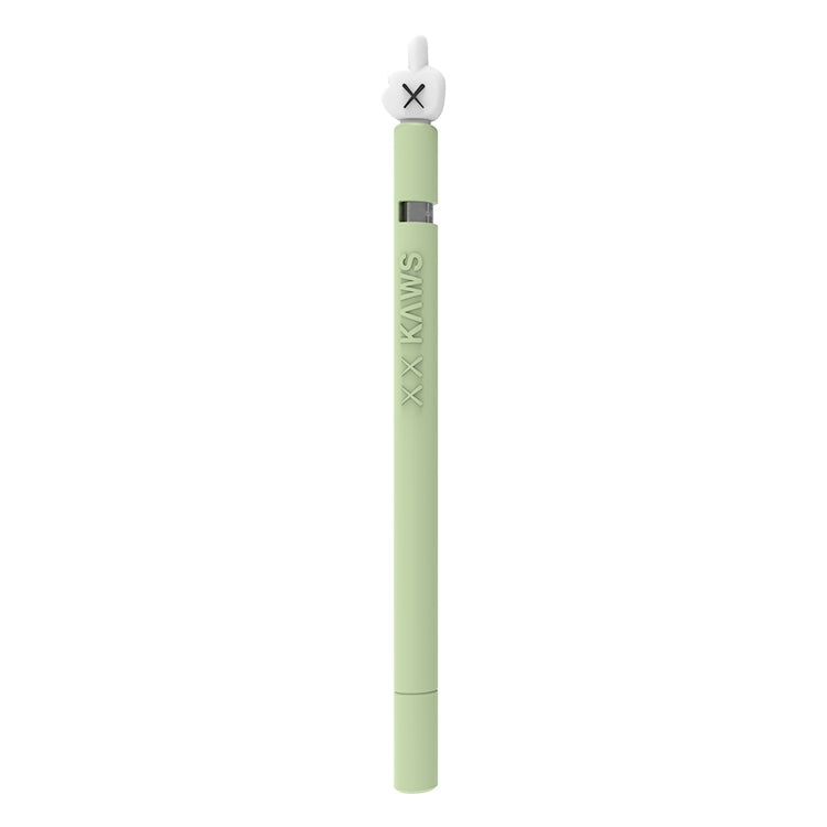 LOVE Protective Case – Silicone (Apple Pencil 1 Middle Finger) For Apple Pencil 1 Green
