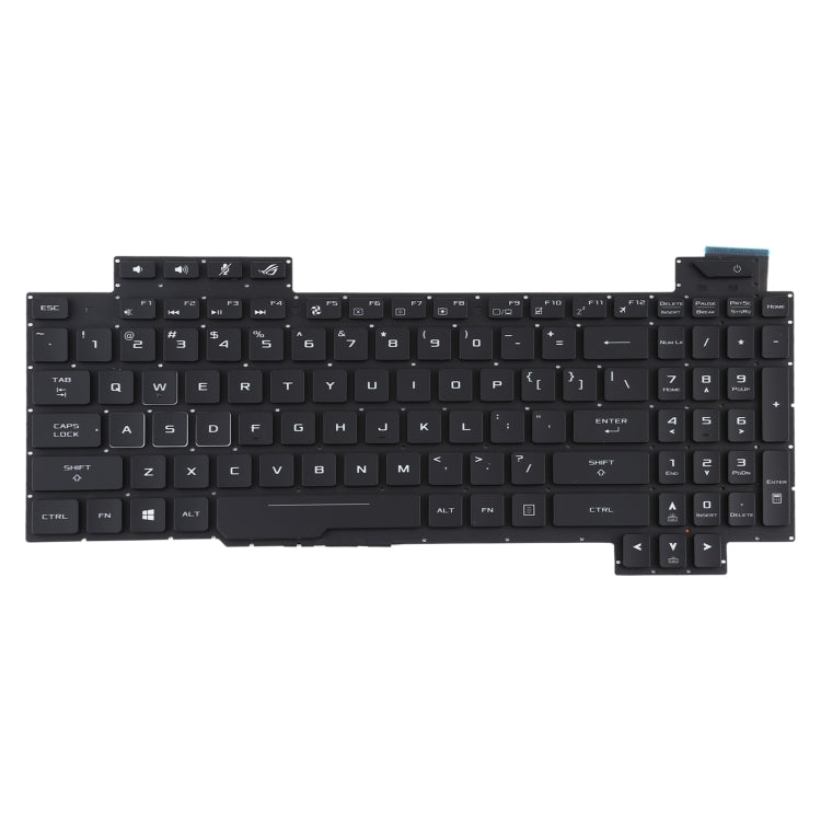 US Version Keyboard with Keyboard Backlight for Asus ROG Strix GL503 GL703 GL503V GL503VD GL503VD-DB71 GL503VD-DB74 GL503VM GL503VS – Durable Build, Easy to Use, For Asus ROG Strix GL503(US)