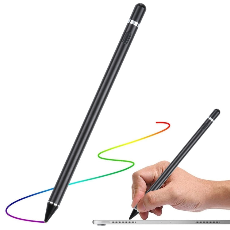 Universal Active Capacitive Stylus Pen(White), Universal White, Universal Black, Universal Red – Bluetooth, Aluminum Alloy Universal Black MBC0642B