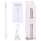 Universal Active Capacitive Stylus Pen(White), Universal White, Universal Black, Universal Red – Bluetooth, Aluminum Alloy