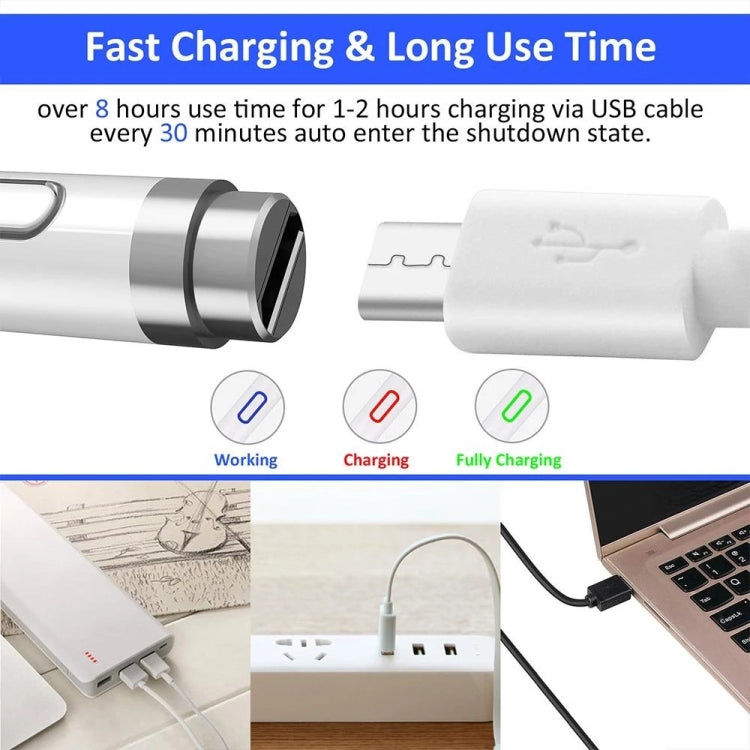 Universal Active Capacitive Stylus Pen(White), Universal White, Universal Black, Universal Red – Bluetooth, Aluminum Alloy