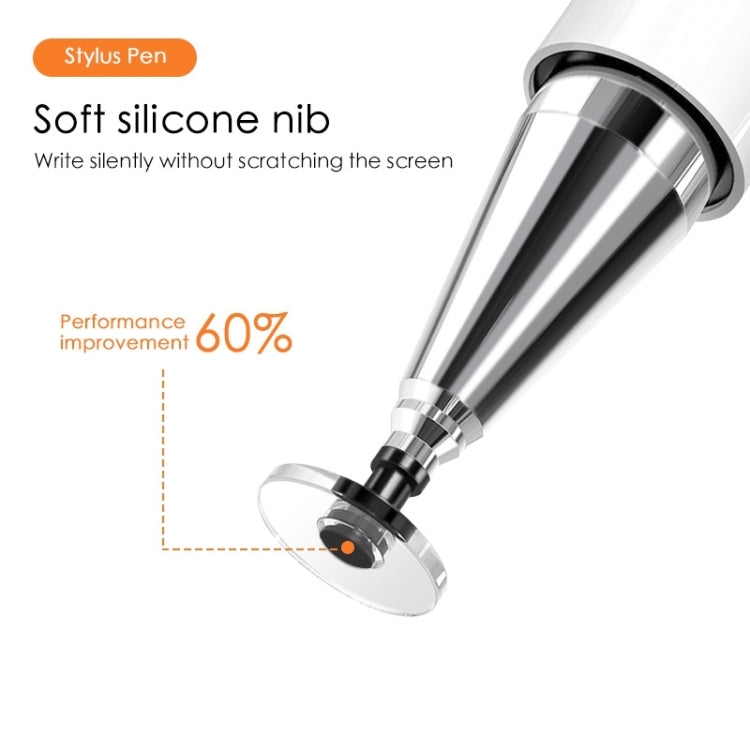 366 Universal Silicone Disc Nib Capacitive Stylus Pen with Magnetic Cap, 366 – Magnetic