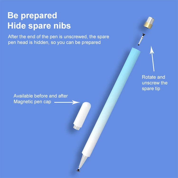 Universal Nano Disc Nib Capacitive Stylus Pen with Magnetic Cap & Spare Nib – Magnetic