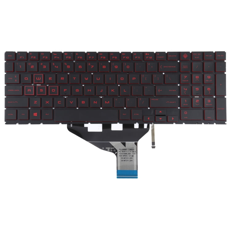 For HP OMEN 15-DC 15-DH 15T-DC 17-CB US Version Keyboard with Red Backlight – Durable Build, Easy to Use