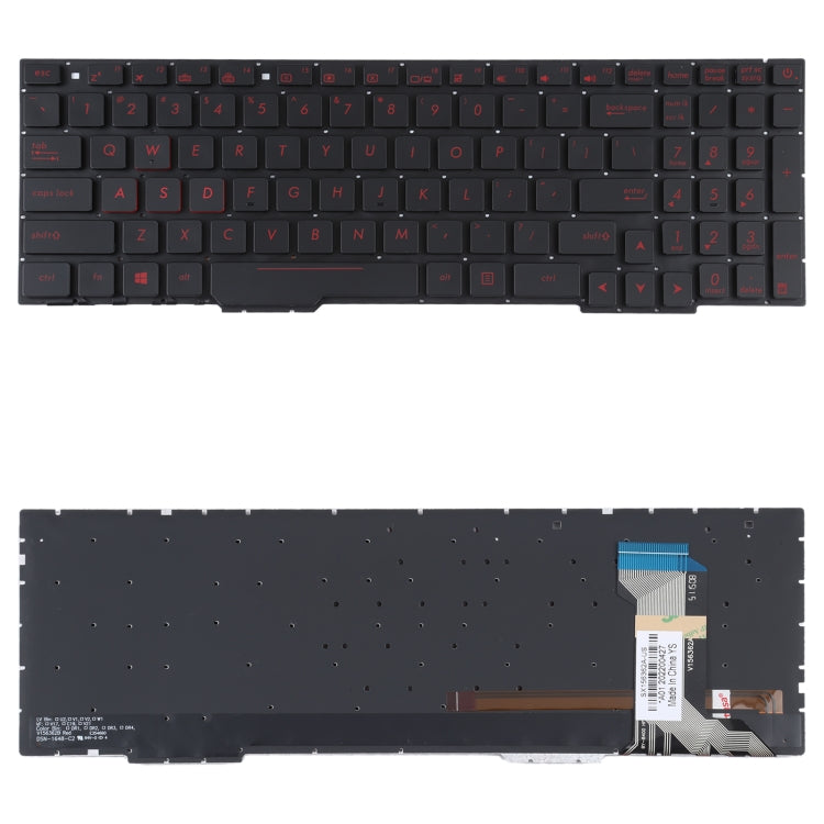 For Asus GL553VW ZX53V FX53VD ZX553 FX753 GL753 US Version Keyboard with Backlight – Durable Build, Easy to Use Default Title