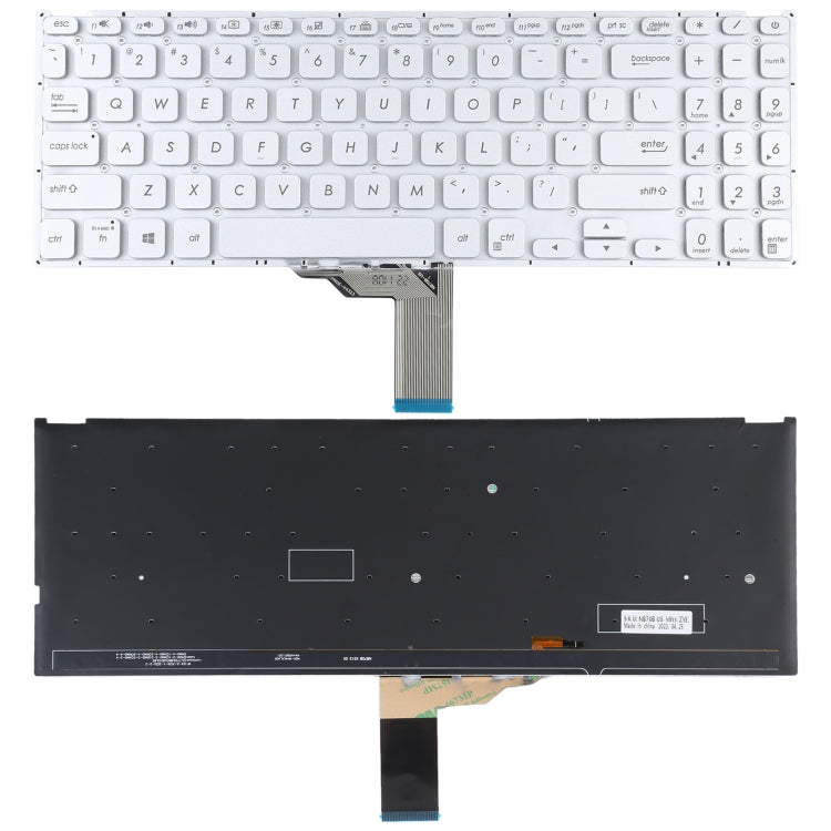 For Asus Vivobook X512 X512D X512DA X512F X512FA X512U US Version Keyboard with Backlight – Durable Build, Easy to Use Default Title