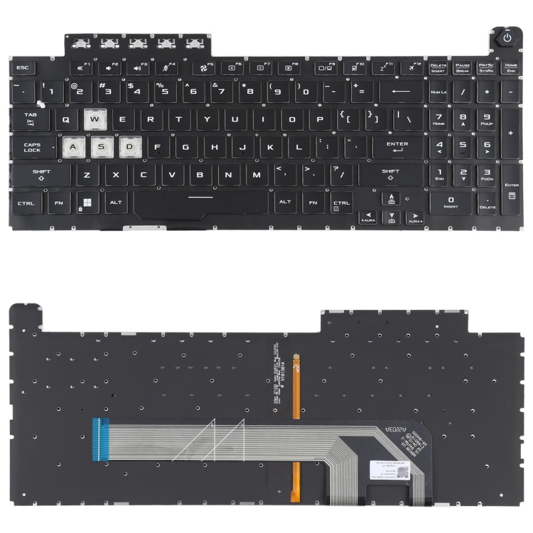 For Asus TUF Gaming F15 FX506 FA506 US Version Keyboard with Backlight – Durable Build, Easy to Use Default Title