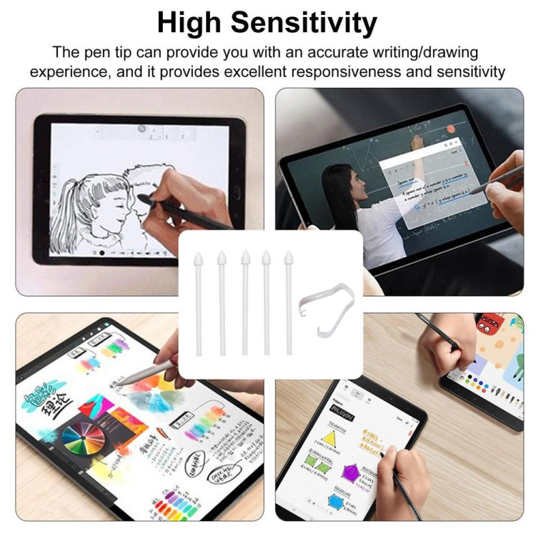 6 in 1 Universal Stylus Pen Replacement Pencil Tips For Samsung Galaxy Tab S8 / S7 / S6 / Galaxy Note20 / Note10 / S23 Ultra / S22 Ultra – Durable Build, Easy to Use, For Samsung Galaxy Tab S8 / S7 / S6 / Galaxy Note20 / Note10 / S23 Ultra / S22 Ultra