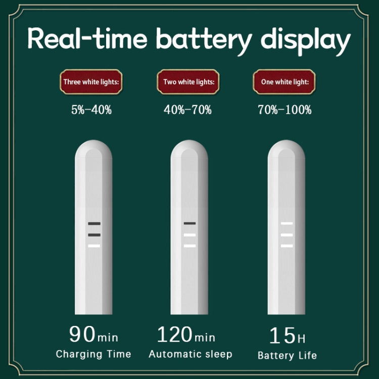 JD12 Anti-mistouch Stylus Pen with Battery Display, JD12 Universal – Wear-resistant, Bluetooth