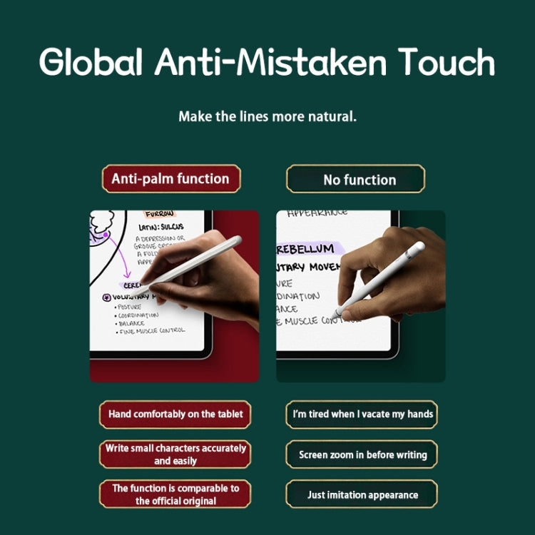 JD12 Anti-mistouch Stylus Pen with Battery Display, JD12 Universal – Wear-resistant, Bluetooth
