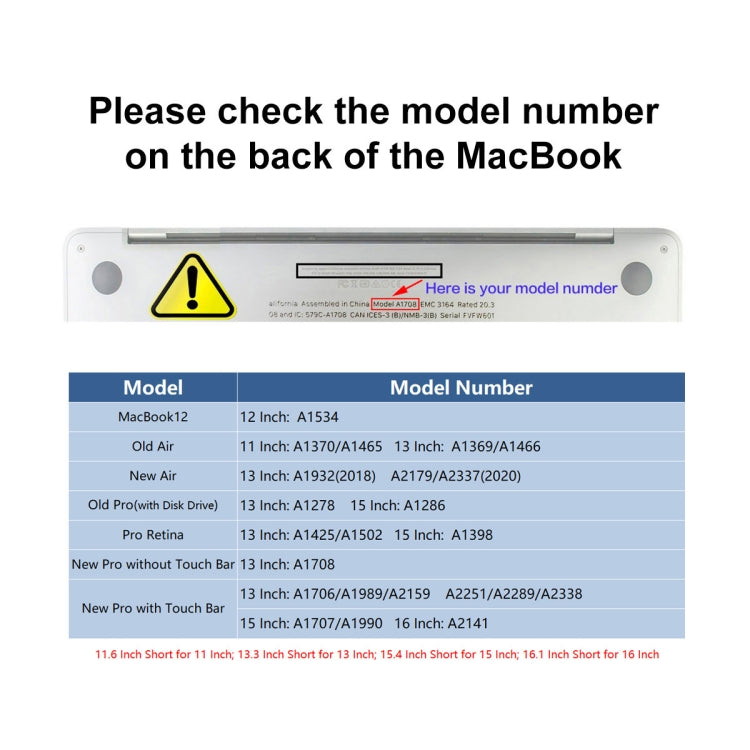 TPU Keyboard Protector – 13.3" Screen (MacBook Pro 13)