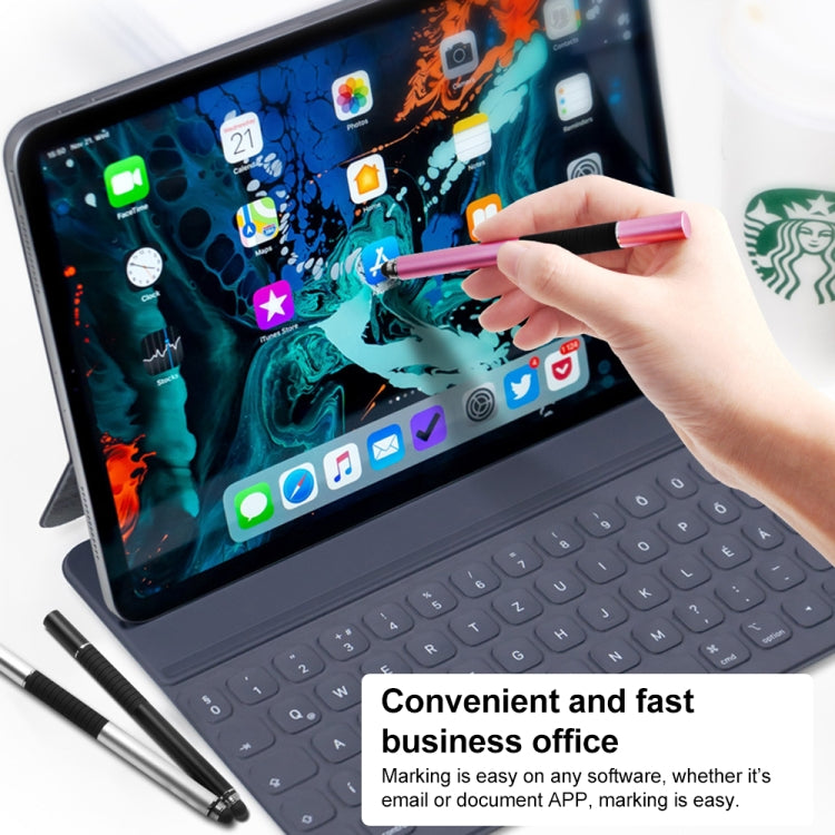 Suction Cup Dual Touch 2-in-1 Metal Capacitive Stylus Pen – Durable Build, Easy to Use