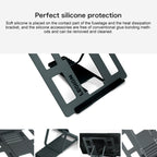 Lenovo Z2 Legion Gears Aluminum Alloy Notebook Laptop Desktop Heat Radiation Holder Cooling Bracket – Aluminum Alloy