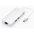 8 in 1 Hub Type-C HUB+ USB-C / Type-C to USB-C / Type-C & HDMI & SD & TF & 2 USB & VGA & Rj45 Adapter – Durable Build, Easy to Use