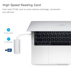8 in 1 Hub Type-C HUB+ USB-C / Type-C to USB-C / Type-C & HDMI & SD & TF & 2 USB & VGA & Rj45 Adapter – Durable Build, Easy to Use