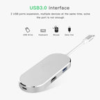 6 in 1 Hub USB-C / Type-C to USB-C / Type-C & HDMI & SD & TF & 2 USB Adapter – TPU