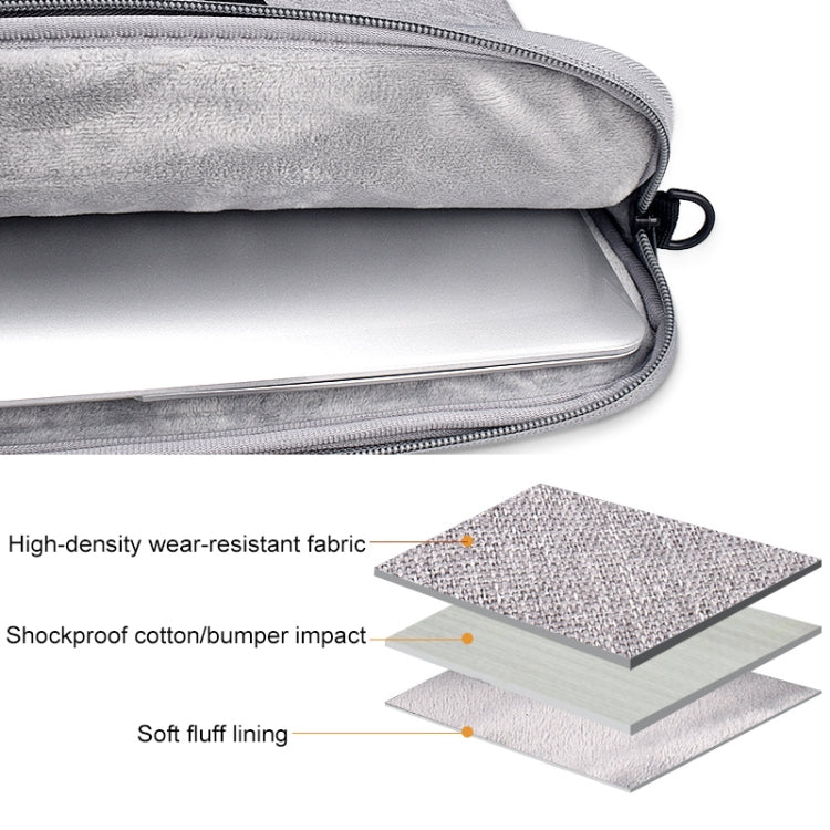 ST03S 15.4 inch Double Side Pockets Wearable Oxford Cloth Soft Handle Portable Laptop Tablet Bag, 15.4 inch Black, 15.4 inch Pink, 15.4 inch Grey, 15.4 inch Deep Space Gray, 15.4 inch Navy Blue – Durable Build, Easy to Use