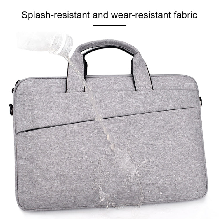 ST03S 15.4 inch Double Side Pockets Wearable Oxford Cloth Soft Handle Portable Laptop Tablet Bag, 15.4 inch Black, 15.4 inch Pink, 15.4 inch Grey, 15.4 inch Deep Space Gray, 15.4 inch Navy Blue – Durable Build, Easy to Use